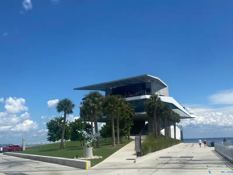 Pier Point, the modern pavilion at the end of the St. Pete Pier