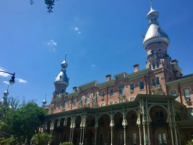 Plant Hall's silver minarets at the University of Tampa